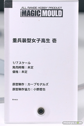 マジックモールド 重兵装型女子高生 壹 フィギュア カーブモデルズ 小野哲也 ワンホビ34 14