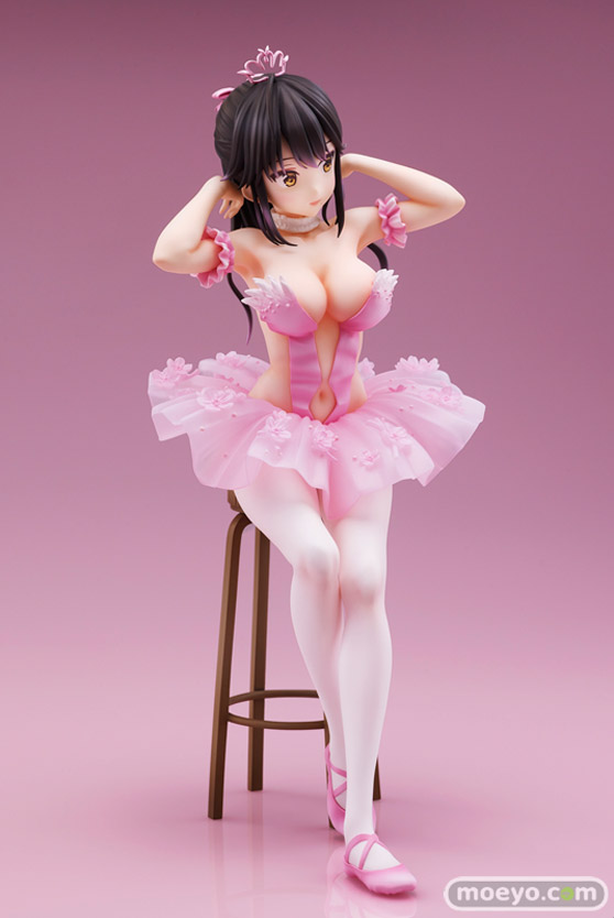 ユニオンクリエイティブ Anmiイラスト『フラミンゴバレエ団』 ポニーテールの子 赤べこ トルマリンゴリラ フィギュア 02