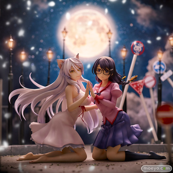 ユニオンクリエイティブ 『猫物語』羽川翼2体セット 再販 デザインココ フィギュア 01