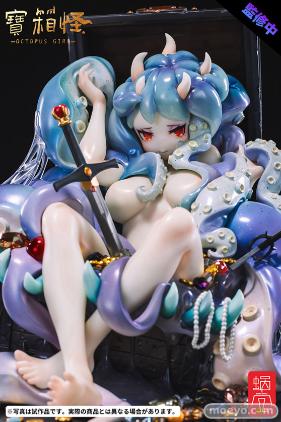 蝸之殼スタジオ 宝箱のモンスター オクトパス・ガール あみあみ フィギュア 05