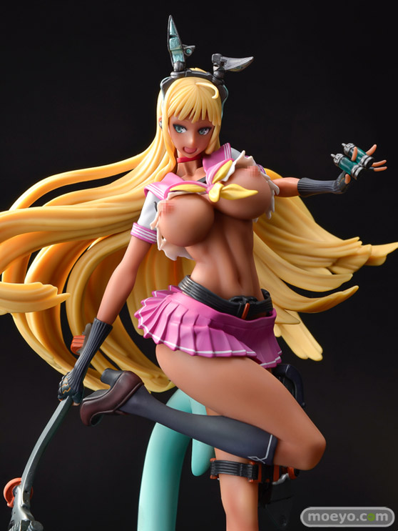 マウスユニット 絶対！風紀委員長　神氷鉋 静　黒ギャルver. cigua エロ キャストオフ フィギュア K2 RAITA 14