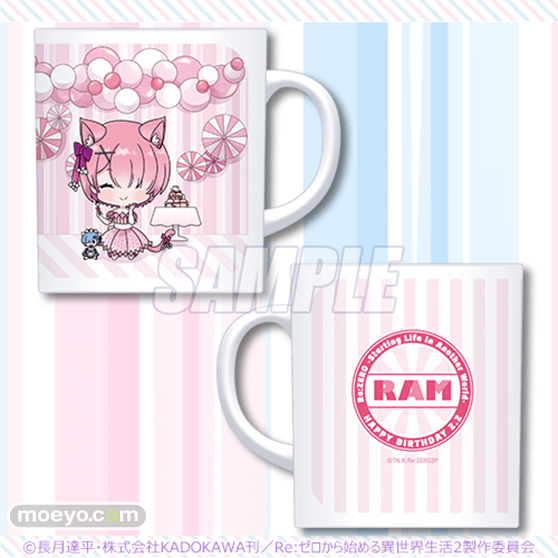 “くじ引き堂”で「Re:ゼロから始める異世界生活」のラム&レム誕生日イラストグッズが登場!!