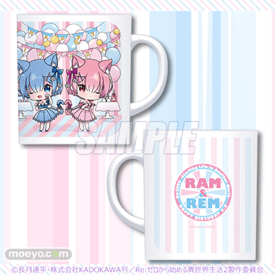 “くじ引き堂”で「Re:ゼロから始める異世界生活」のラム&レム誕生日イラストグッズが登場!!