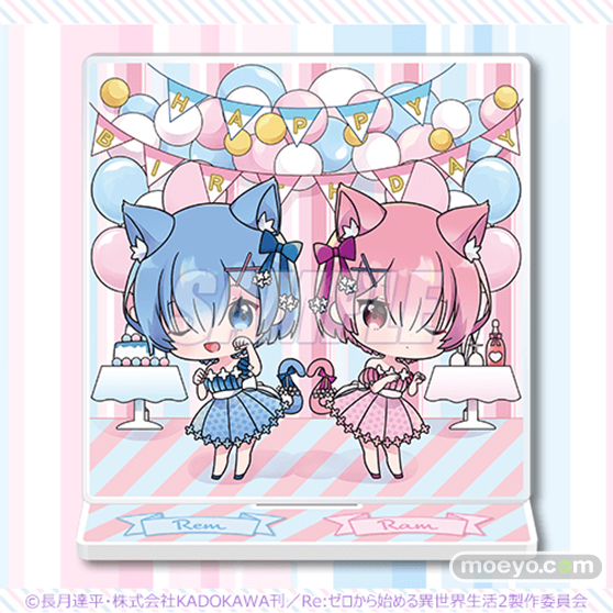“くじ引き堂”で「Re:ゼロから始める異世界生活」のラム&レム誕生日イラストグッズが登場!!