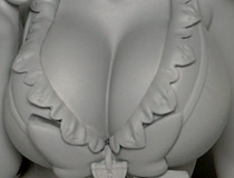 【WF2022冬】エモントイズ新作美少女フィギュア「グランブルーファンタジー ナルメア 水着 ver.」監修中原型が展示！