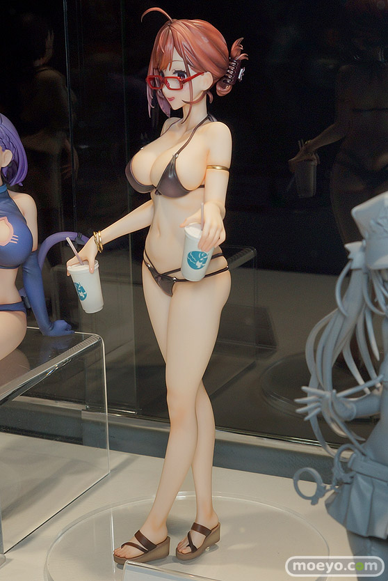 ユニオンクリエイティブ 92Mイラスト『近視の姉 水着Ver.』 カーブモデルズ デザインココ フィギュア ワンダーフェスティバル2022 [冬] 03