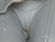 【WF2022冬】清々しいまでの食い込み！ユニオンクリエイティブ新作美少女フィギュア「rurudoイラスト 天使警察ちゃん」監修中原型が展示！