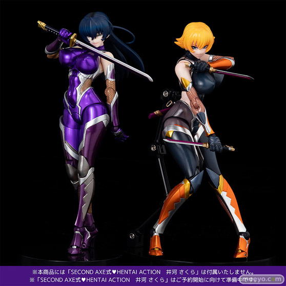 SECOND AXE式❤HENTAI ACTION 井河アサギ~メタリックカラーver.~ エロ フィギュア ネイティブ 15