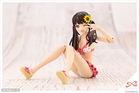 コトブキヤ 創彩少女庭園 結城まどか[水着]  森倉円 丸家裕之介 プラモデル 09