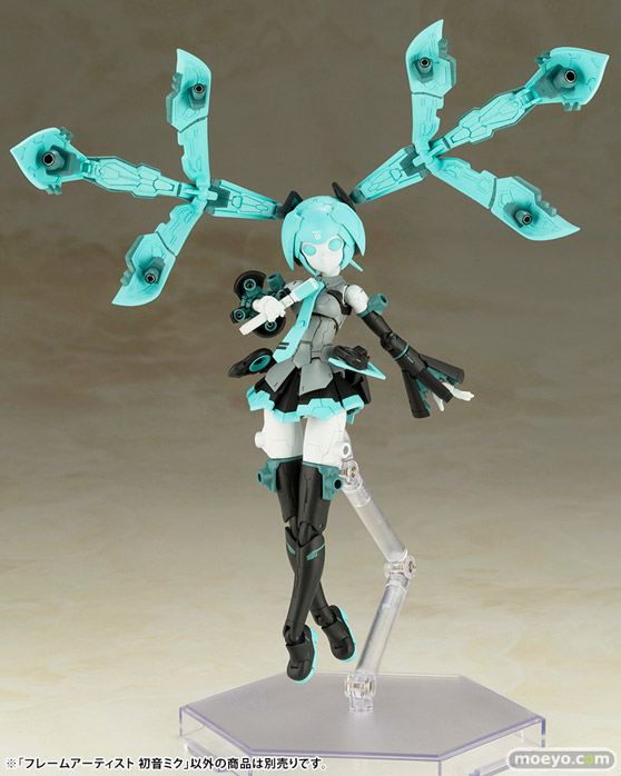コトブキヤ フレームアームズ フレームアーティスト 初音ミク 1/100 プラモデル 05