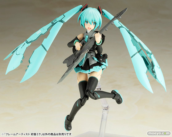 コトブキヤ フレームアームズ フレームアーティスト 初音ミク 1/100 プラモデル 12