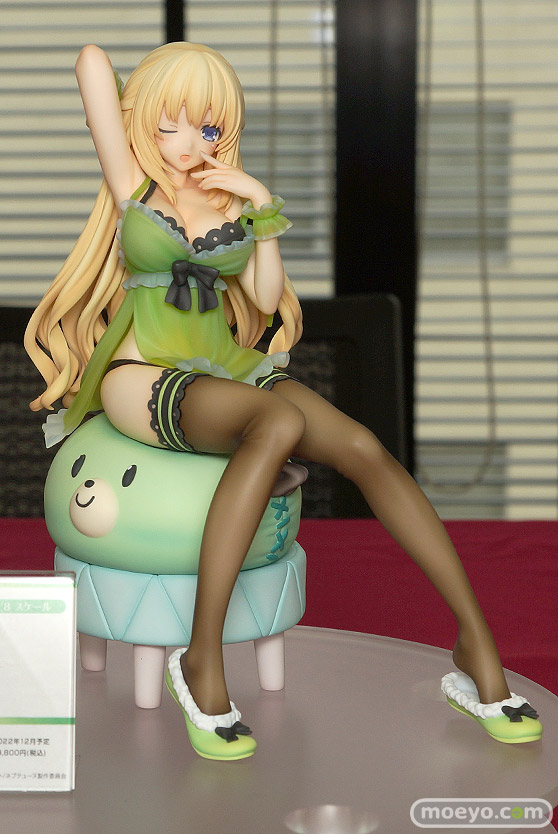 ブロッコリー 超次元ゲイム ネプテューヌ「ベール」寝起きVer. フィギュア 千鶴 まいもっち 松うに アリスグリント 第16回 カフェレオキャラクターコンベンション2022春 01