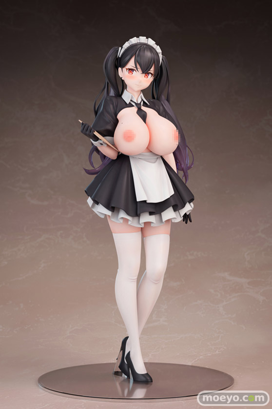 insight(インサイト) ポップキュン イラスト「高時給メイドカフェ店員さん」脱衣ver. hisu フィギュア エロ 01