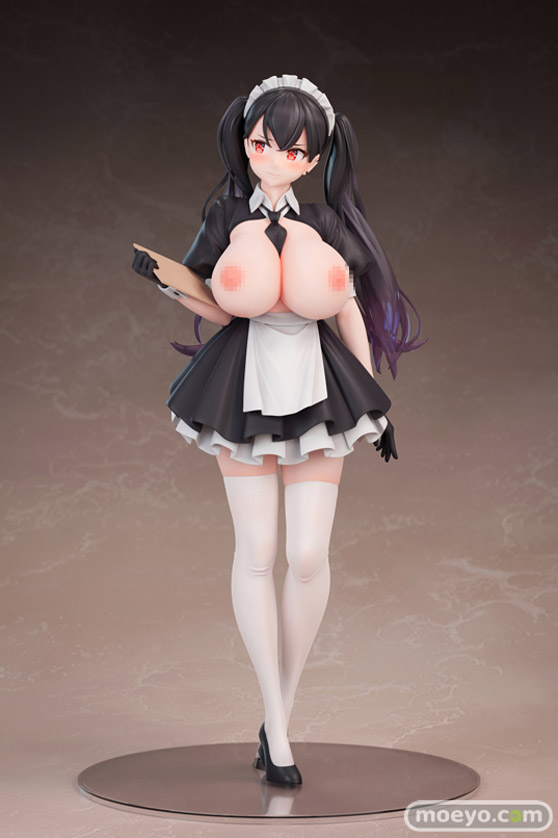 insight(インサイト) ポップキュン イラスト「高時給メイドカフェ店員さん」脱衣ver. hisu フィギュア エロ 02