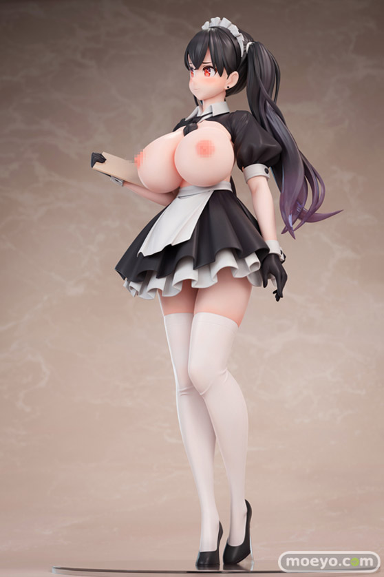 insight(インサイト) ポップキュン イラスト「高時給メイドカフェ店員さん」脱衣ver. hisu フィギュア エロ 11