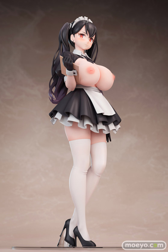 insight(インサイト) ポップキュン イラスト「高時給メイドカフェ店員さん」脱衣ver. hisu フィギュア エロ 12