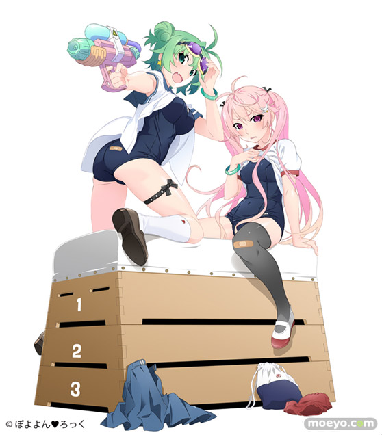 ネイティブ ぽよよん♥ろっく 好久水(すくみず) みどり＆ぴんく 星名詠美 フィギュア エロ 29