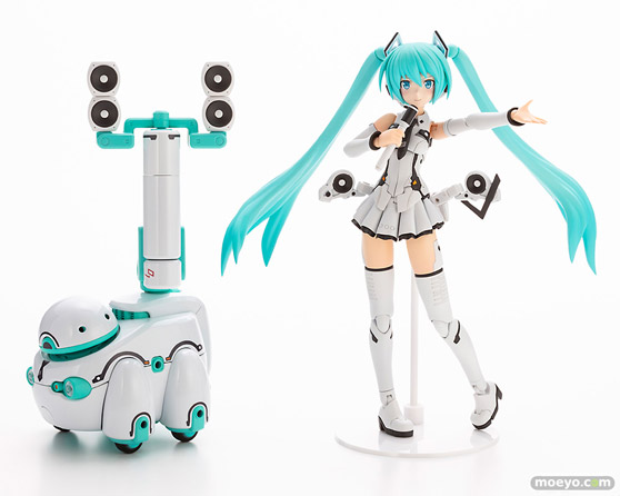 コトブキヤ フレームアームズ・ガール フレームミュージック・ガール 初音ミク[マルットイズVer.]with TAMOTU[ミクVer.] プラモデル 清水康智 堀克彦 MiZ(水野功貴) フィギュア 16