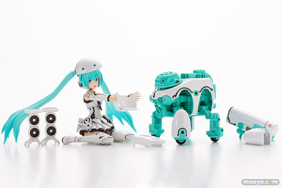 コトブキヤ フレームアームズ・ガール フレームミュージック・ガール 初音ミク[マルットイズVer.]with TAMOTU[ミクVer.] プラモデル 清水康智 堀克彦 MiZ(水野功貴) フィギュア 20