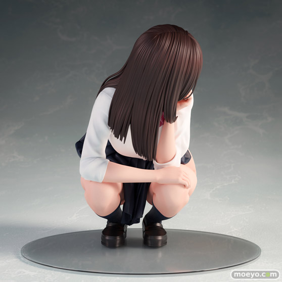 インサイト 加瀬大輝 イラスト「しゃがみJKさん」脱衣ver. hisu エロ フィギュア 05