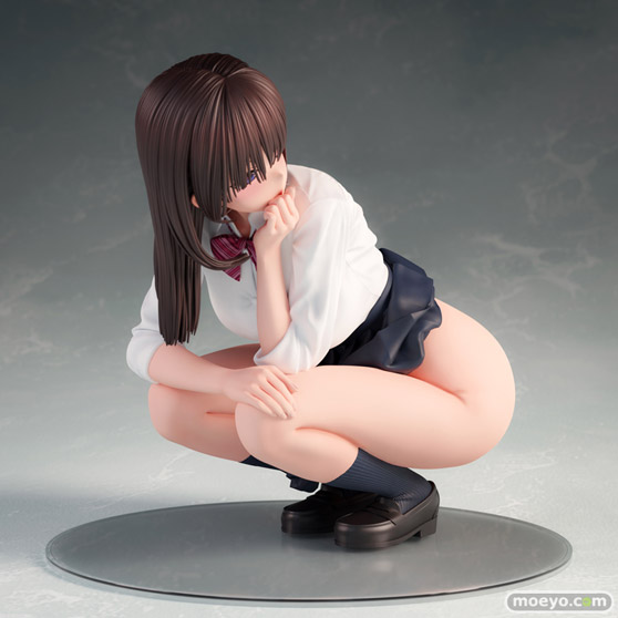 インサイト 加瀬大輝 イラスト「しゃがみJKさん」脱衣ver. hisu エロ フィギュア 06