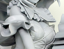 【ワンホビG 2022 Spring】ファット・カンパニー新作美少女フィギュア「デート・ア・ライブⅣ 時崎狂三〈囁告篇帙 (ラジエル) 〉融合ver.」監修中原型が展示！