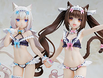 『ネコぱら』より、ショコラ/バニラ メイド水着ver.フィギュアが7月21日（木）より予約受付開始！