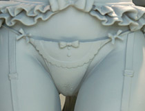 【アダルトフィギュア】【WF2022夏】スカイチューブ新作エロフィギュア「コミック阿吽 赤ずきん（仮） illustration by 深崎暮人」監修中原型も展示！