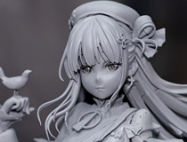 絵師「ふーみ」×原型師「針桐双一」コラボレーション作品「旅人の少女/Journey」がアキバで展示！