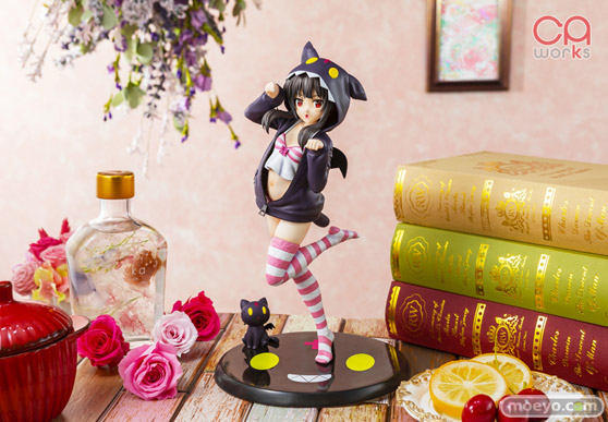 KADOKAWA CAworks アニメ『この素晴らしい世界に祝福を!』めぐみん フード☆るっく ちょむすけver. 西村直起 ニッケン フィギュア 01