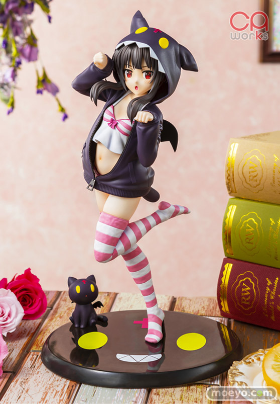 KADOKAWA CAworks アニメ『この素晴らしい世界に祝福を!』めぐみん フード☆るっく ちょむすけver. 西村直起 ニッケン フィギュア 12