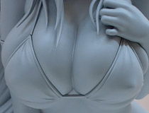 【WF2022夏】1/4スケールの大迫力おっぱいさん！ユニオンクリエイティブ新作美少女フィギュア「To LOVEる-とらぶる-ダークネス  ティアーユ・ルナティーク 水着」監修中原型が展示！