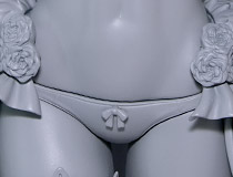 【WF2022夏】KADOKAWA新作美少女フィギュア「転生したらスライムだった件 ミリム・ナーヴァ ウェディングビキニVer.」監修中原型が展示！