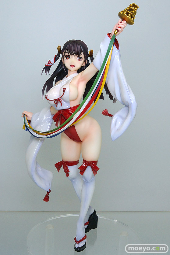 ヴェルテクス タイトなおしごと おしごと2：巫女さん 神楽茜 フィギュア ワンダーフェスティバル2022 [夏]  増宮宏一 住田和宏 しのづかあつと 01