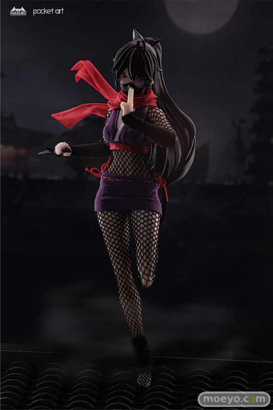 HASUKI pocket artシリーズ PA002 女忍 萩 フィギュア ドール 01