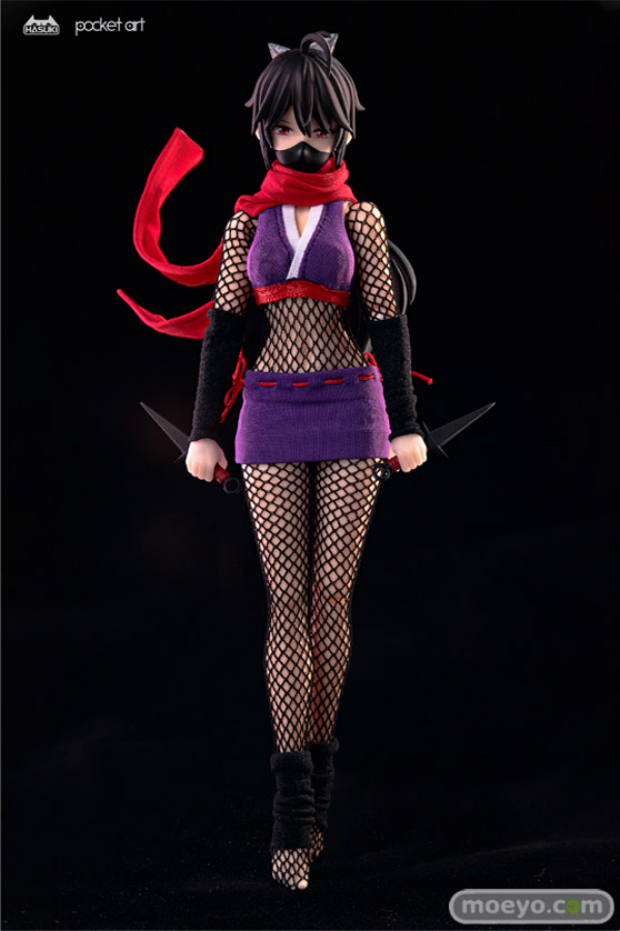 HASUKI pocket artシリーズ PA002 女忍 萩 フィギュア ドール 03