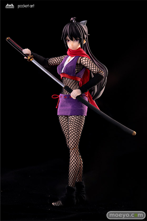 HASUKI pocket artシリーズ PA002 女忍 萩 フィギュア ドール 07