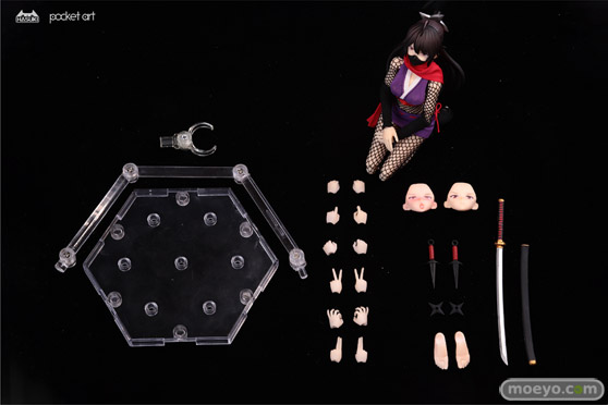 HASUKI pocket artシリーズ PA002 女忍 萩 フィギュア ドール 13