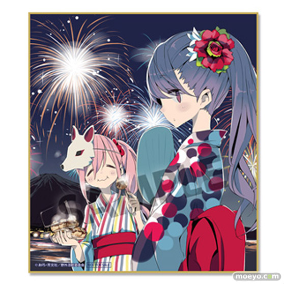 株式会社ホビーストック企画商品 『ゆるキャン△』 トレーディングミニ色紙 原作版、トレーディングミニ色紙 原作版 vol.2、志摩リンのストライプマフラー 再販予約受付開始のお知らせ 02