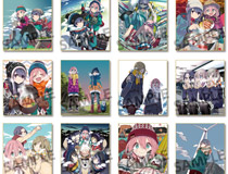 株式会社ホビーストック企画商品 『ゆるキャン△』 トレーディングミニ色紙 原作版、トレーディングミニ色紙 原作版 vol.2、志摩リンのストライプマフラー 再販予約受付開始のお知らせ