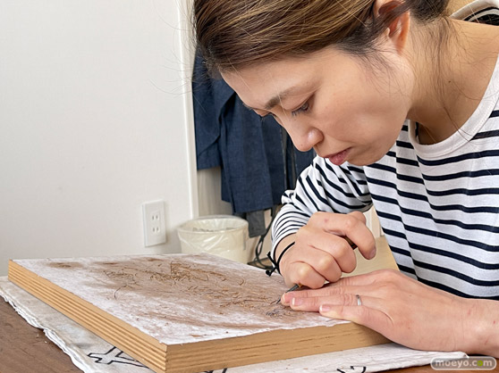 【『灼眼のシャナ』20周年記念】和装を纏った「シャナ」の描き下ろしイラストを使用した浮世絵木版画の発売とフィギュア化が決定! 02