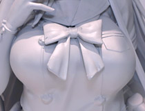 【AHC2022秋】オリエンタルフォレスト新作美少女フィギュア「ブルーアーカイブ 浦和ハナコ」製作中仮原型！