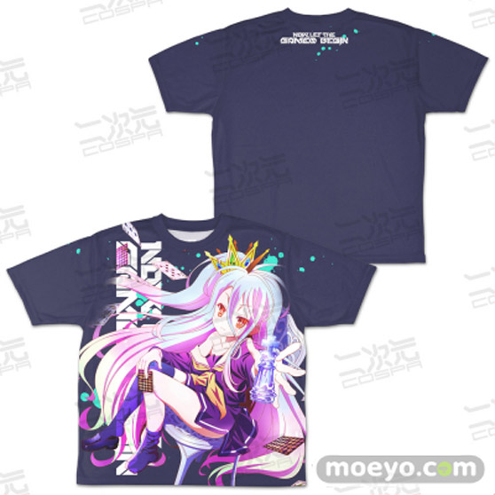 コミケ101先行販売!『ノーゲーム・ノーライフ』新規描き下ろし!「白」の両面フルグラフィックTシャツ、アクリルアートボード、120cmビッグタオルが登場!02