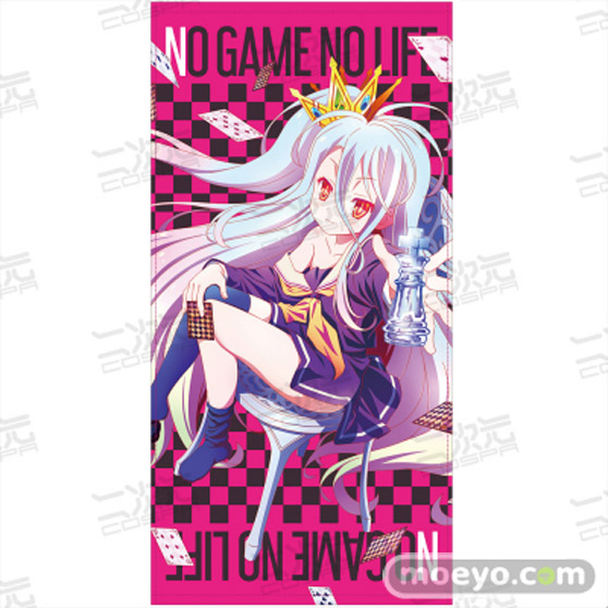 コミケ101先行販売!『ノーゲーム・ノーライフ』新規描き下ろし!「白」の両面フルグラフィックTシャツ、アクリルアートボード、120cmビッグタオルが登場!04