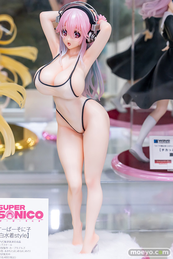 ウェーブ ドリームテック すーぱーそに子[白水着style] カーブモデルズ あきもとはじめ フィギュア あみあみ 01