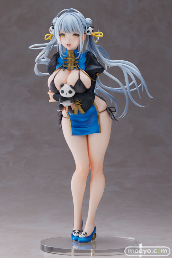 ユニオンクリエイティブ 煎茶イラスト ぱんだちゃん(チャイナドレス) カーブモデルズ 木村 フィギュア 煎茶 01