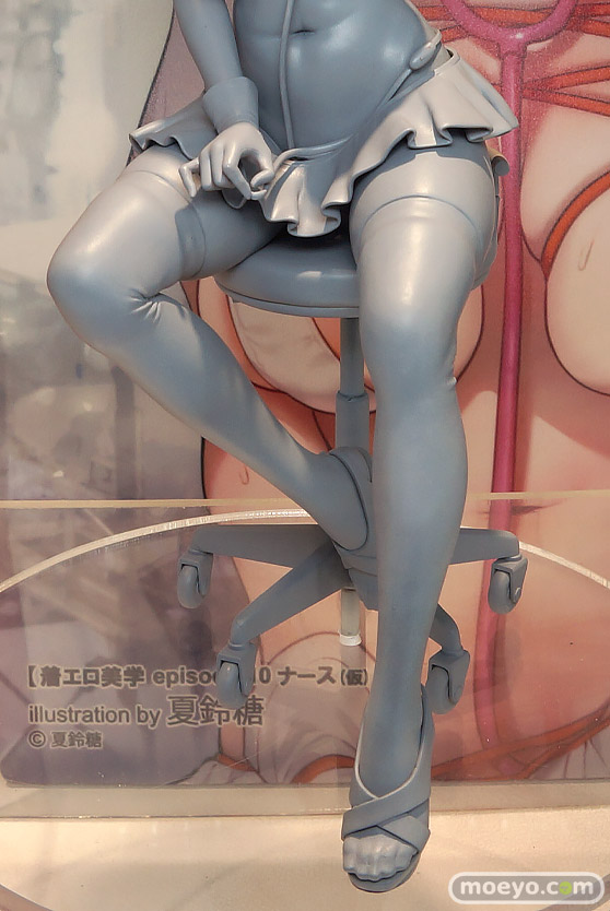 画像　フィギュア　サンプル　レビュー　ワンダーフェスティバル2023 [冬] 　スカイチューブ 【着エロ美学　episode-10】ナース（仮）illustration by 夏鈴糖 07