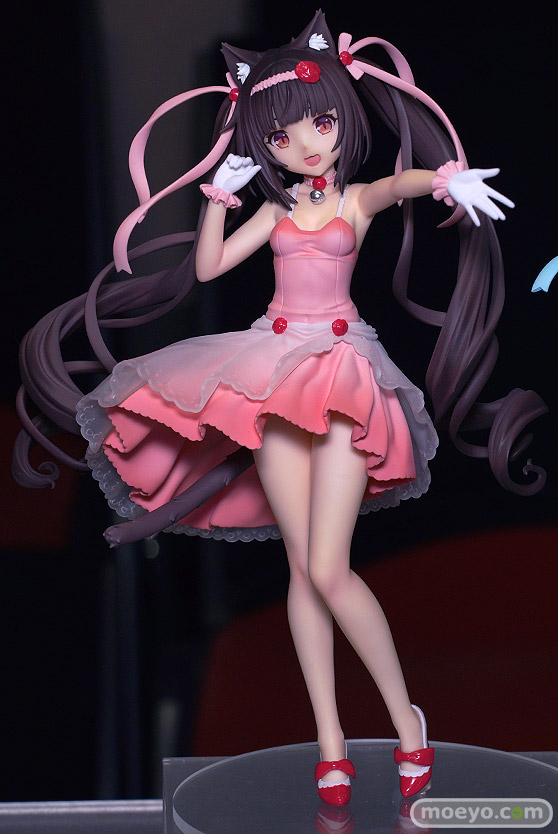 グッドスマイルカンパニー POP UP PARADE ネコぱら ショコラ カクテルドレス Ver. あかちょむ ともふみ ねんどろん フィギュア  2023春 ホビーメーカー合同展示会 01