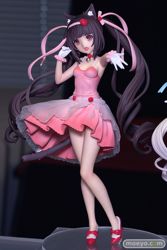 グッドスマイルカンパニー POP UP PARADE ネコぱら ショコラ カクテルドレス Ver. あかちょむ ともふみ ねんどろん フィギュア  2023春 ホビーメーカー合同展示会 03