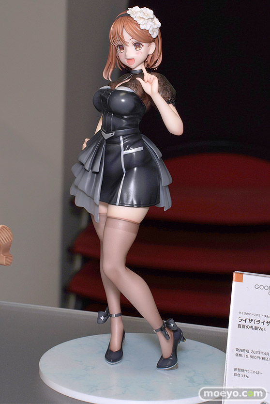 グッドスマイルカンパニー ライザのアトリエ2 ~失われた伝承と秘密の妖精~ ライザ(ライザリン・シュタウト)~百夏の礼装~ にゃばー けん ケロリソ フィギュア 2023春 ホビーメーカー合同展示会 03